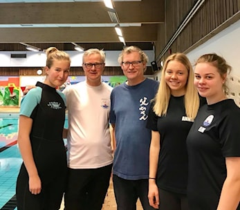 Svømmekurs for unge flyktninger